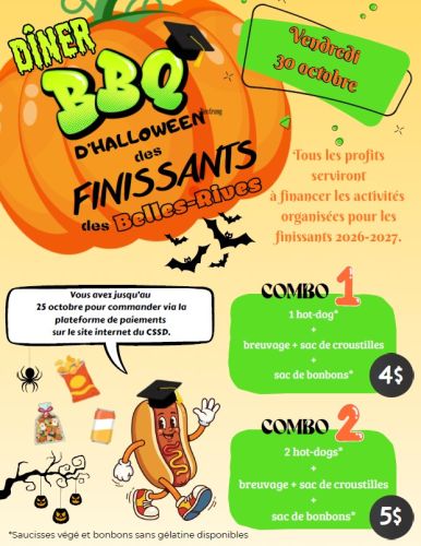Dîner BBQ des finissants