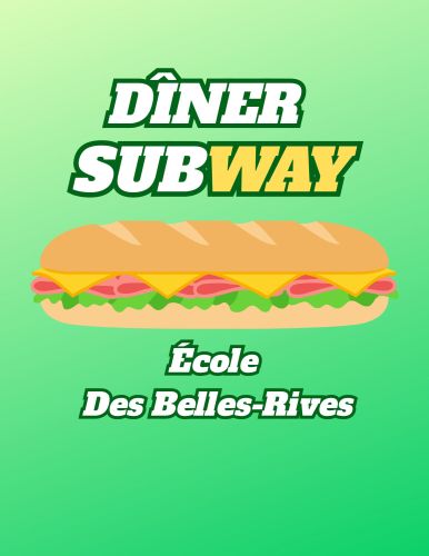 Dîner - Subway